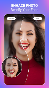 تحميل تطبيق Aibi AI Photo Enhancer مهكر لتحسين جودة الصور للاندرويد والايفون 2024 اخر اصدار مجانا