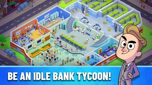تحميل لعبة idle bank tycoon Apk مهكرة للاندرويد والايفون 2024 اخر اصدار مجانا