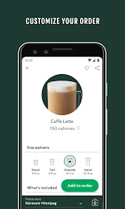 تحميل تطبيق ستاربكس Starbucks للاندرويد والايفون 2024 اخر اصدار مجانا