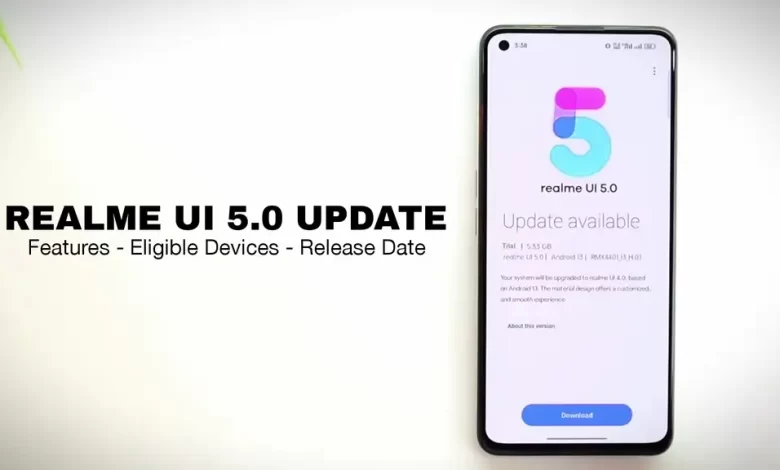 تحديث Realme UI 5 “اندرويد 14” لهواتف ريلي المؤهلة